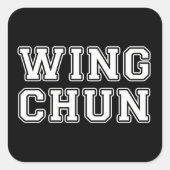 Sticker Carré Wing Chun (Devant)