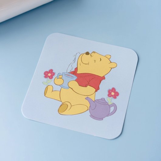 Sticker Carré Winnie l'Ourson