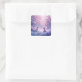 Sticker Carré Winter Whispers and Fairy Light (Sac)