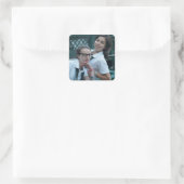 Sticker Carré Wit da Fabs (Sac)