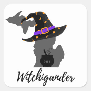 Sticker Carré Witchigander