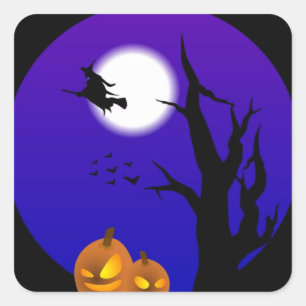 Sticker Carré Witchy