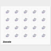 Sticker Carré Wizard Elephant (Feuille)