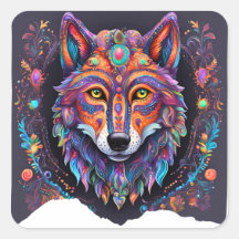 Wolf d'Halloween Alebrije