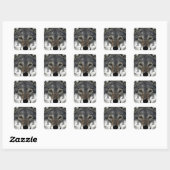 Sticker Carré Wolf Eyes (Feuille)