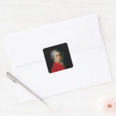 Sticker Carré Wolfgang Amadeus Mozart, 1818 (Enveloppe)