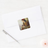 Sticker Carré Woman (Enveloppe)