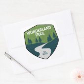 Sticker Carré Wonderland Trail (Enveloppe)