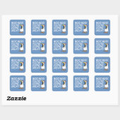 Sticker Carré WOO HOO ! TU FAIS BEAUCOUP ! Sandra Boynton (Feuille)