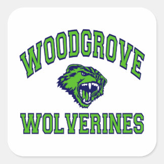 Sticker Carré Woodgrove Wolverines