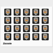 Sticker Carré Working Class Pride Badge – Blue Collar Worker (Feuille)