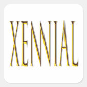 Sticker Carré Xennal (millénaire) (Devant)