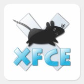 STICKER CARRÉ XFCE NS 1 (Devant)
