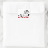 Sticker Carré XMAS Santas Favorite HO (Sac)