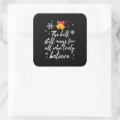 Sticker Carré Xmas the Bell Still (Sac)