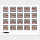 Sticker Carré Xylophone (Feuille)