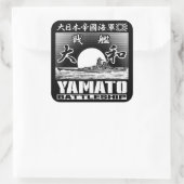 Sticker Carré Yamato Battleship (Sac)