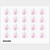 Sticker Carré Yaourt aux fruits (Feuille)
