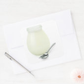 Sticker Carré Yaourt naturel (Enveloppe)