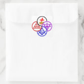 Sticker Carré York Rite Pinwheel (Sac)