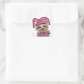 Sticker Carré Yorkie (Sac)