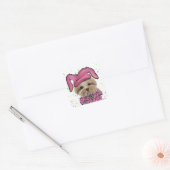 Sticker Carré Yorkie (Enveloppe)