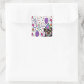 Sticker Carré Yorkie Poo (Sac)