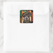STICKER CARRÉ YORKIE POO (Sac)