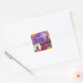 Sticker Carré Yorkie Poo (Enveloppe)