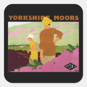 Sticker Carré Yorkshire Moors