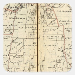 Sticker Carré Yorktown, New York 4