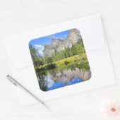 Sticker Carré Yosemite Reflection (Enveloppe)