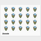 Sticker Carré Yosemite Valley Yosemite National Park Arrowhead (Feuille)