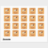 Sticker Carré Your Farm Boer Goats (Feuille)