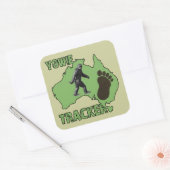 Sticker Carré Yowie Tracker (Enveloppe)
