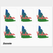Sticker Carré Yukon (Feuille)