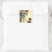 Sticker Carré Yule Goat John Bauer (Sac)