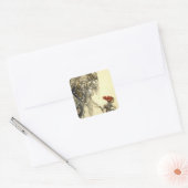 Sticker Carré Yule Goat John Bauer (Enveloppe)