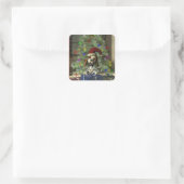 Sticker Carré Yule Puppy (Sac)
