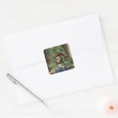 Sticker Carré Yule Puppy (Enveloppe)