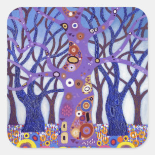 Sticker Carré Zebedee trop 2012