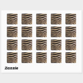 Sticker Carré Zebra hide 2 (Feuille)