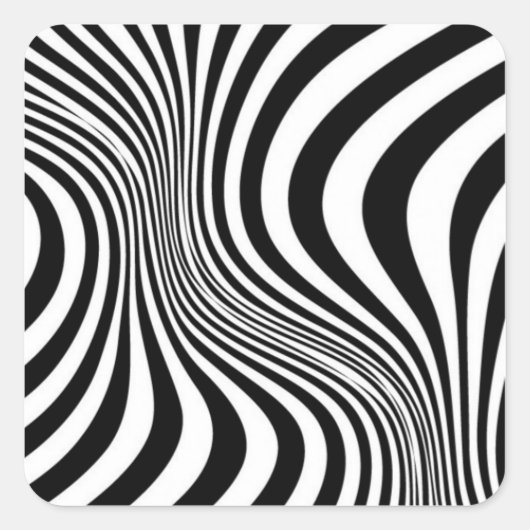 Sticker Carré Zebra Skin Print Texture Motif-88488 (Devant)