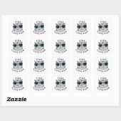 Sticker Carré Zéro Liquide Donné (Feuille)
