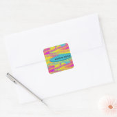 Sticker Carré zigzag (Enveloppe)