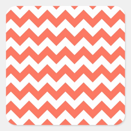 Sticker Carré Zigzag de tomate (Devant)