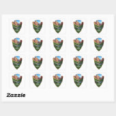Sticker Carré Zion National Park Utah Arrowhead (Feuille)