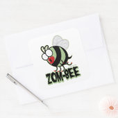 Sticker Carré Zom-Bee (Enveloppe)