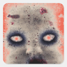 Sticker carré. ZOMBIE BABY