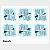 Sticker Carré Zone de dépôt (Feuille)